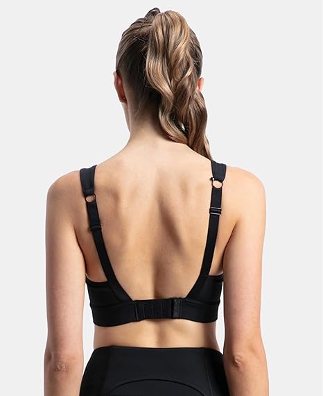 Jockey MI16 Women’s Wirefree Padded Sports Bra – Full Coverage Racerback with StayDry Microfiber